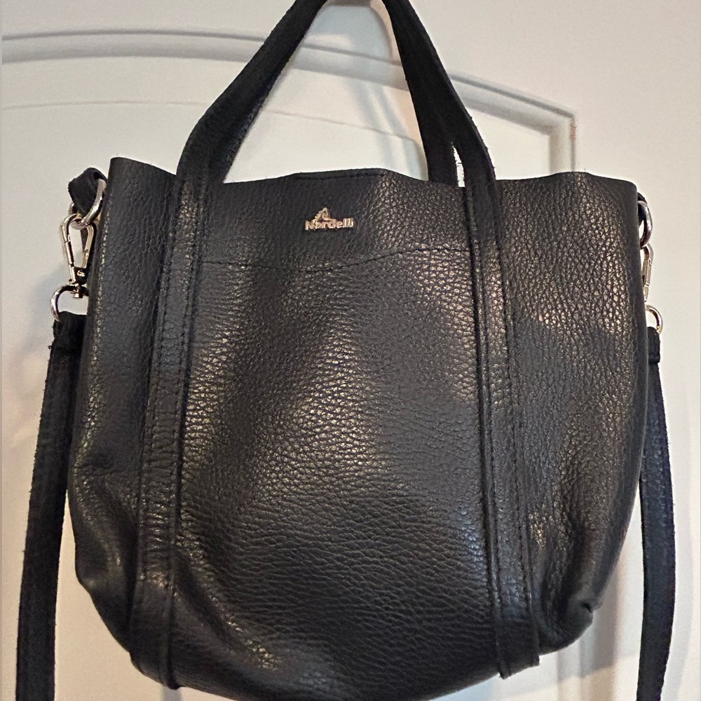 Nardelli Italian Pebbled Leather Multi use Tote Bag